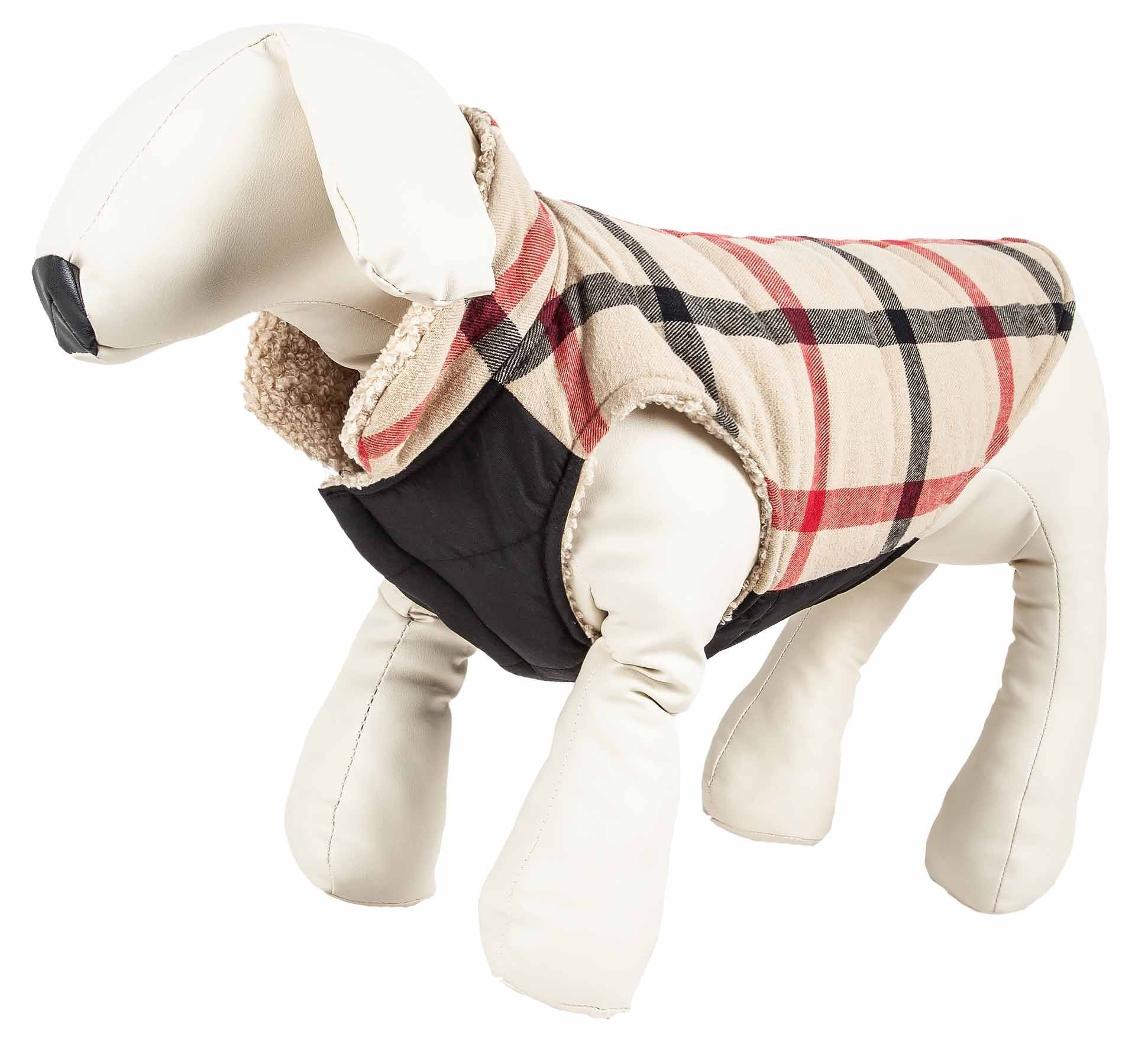 Pet Life ® 'Allegiance' Classical Insulated Plaid Fashion Dog Jacket