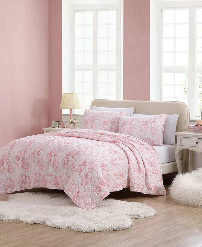 Betsey Johnson Butterfly Ombre 2 Piece Quilt Set， Twin