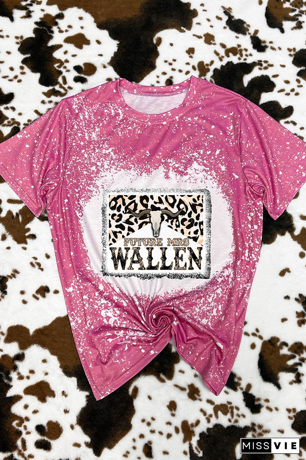 Retro Wallen Bull Skull Graphic Tee