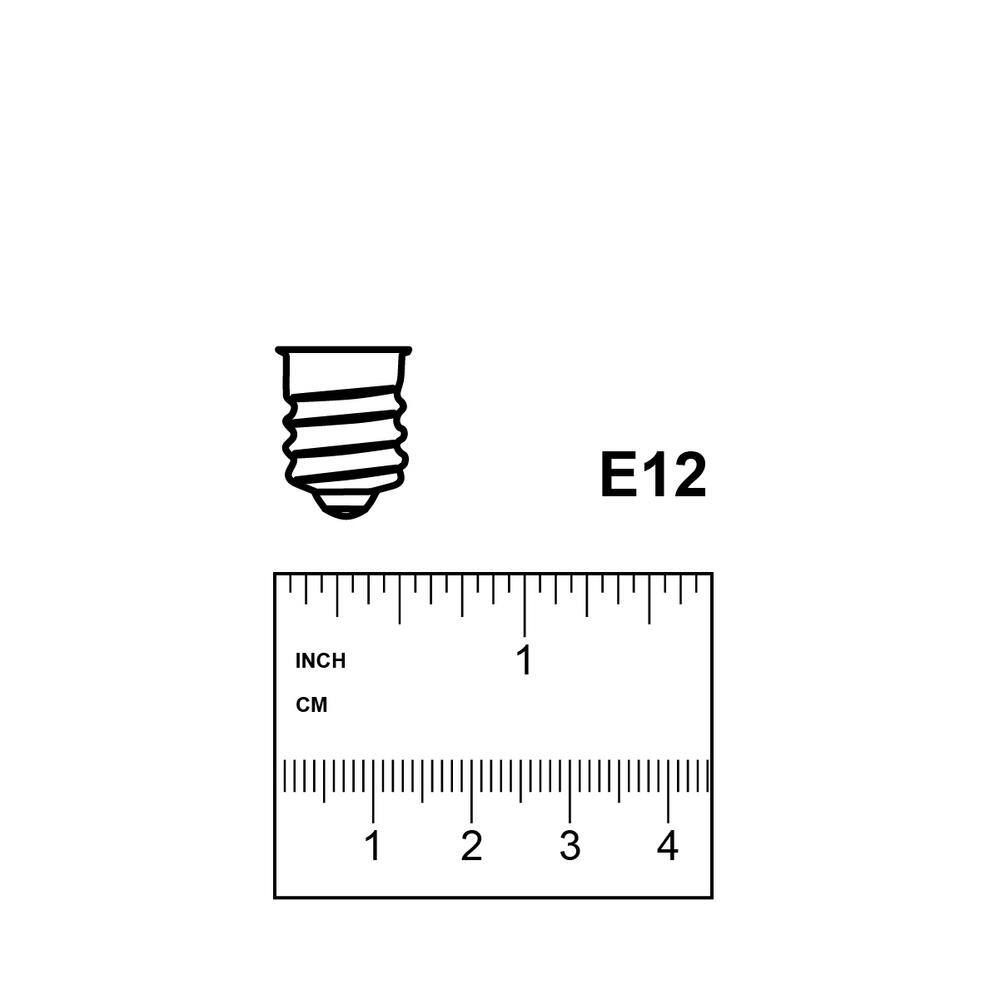 Feit Electric 25-Watt Equivalent B10 E12 Candelabra Dim White Filament Clear Glass Chandelier LED Light Bulb Soft White 2700K (3-Pack) CTC25927CAWFILHDRP3