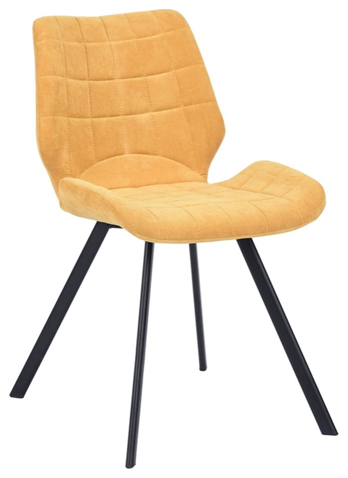 FurnitureR Dining Chair Fabric Upholstered   Contemporary   Dining Chairs   by Homesquare  Houzz