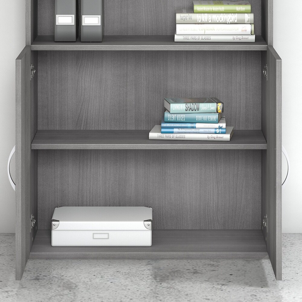 Studio C 5 Shelf Bookcase with Doors by Bush Business Furniture