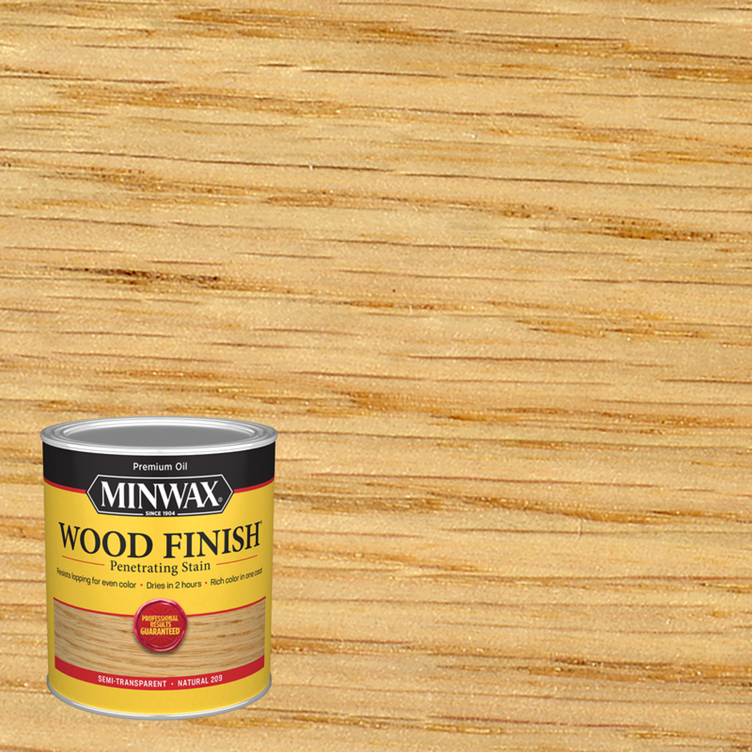 Minwax Wood Finish Semi-Transparent Natural Oil-Based Penetrating Wood Stain 1 qt