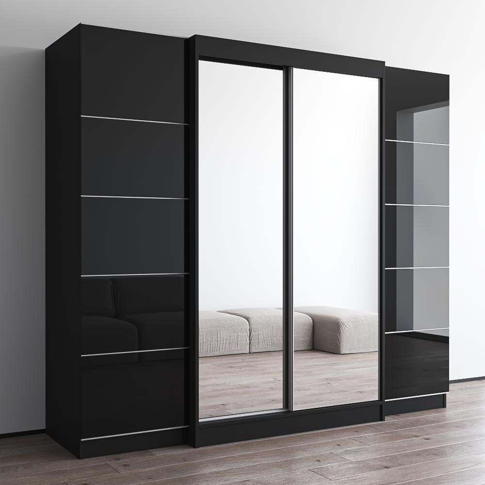 Aria 2D120 EXEX Wardrobe with 2 Mirrors