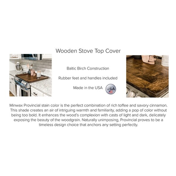 Wooden Stove Cover - N/A