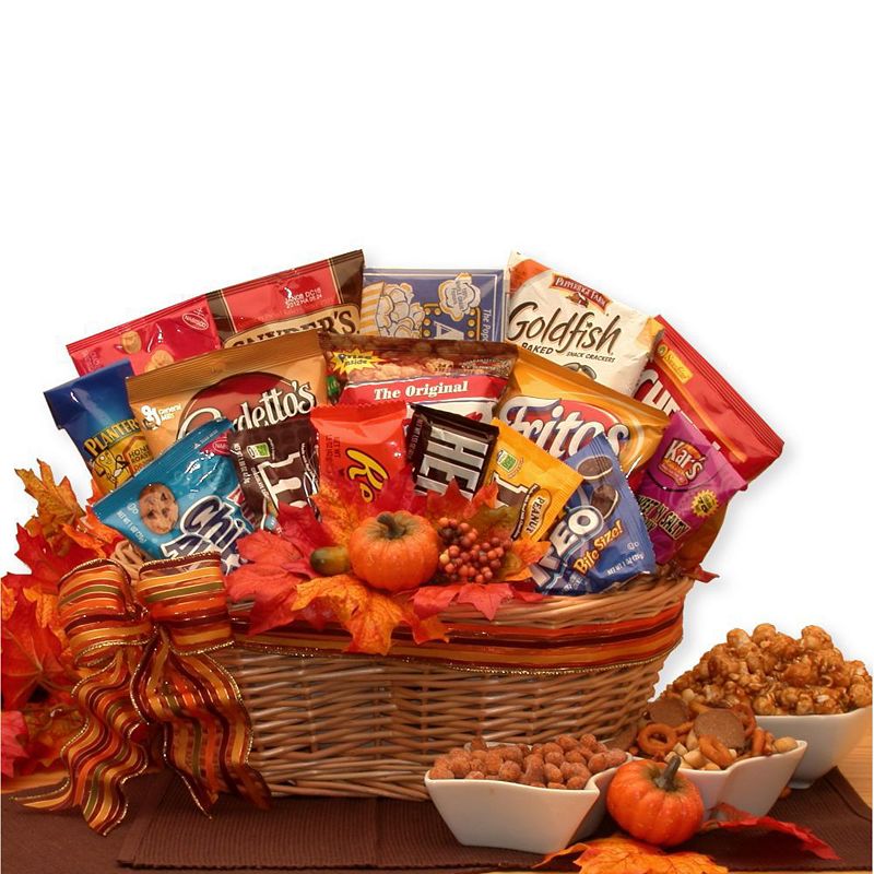 GBDS A Fall Snack Attack Gift Basket- Thanksgiving gift basket - Fall gift basket