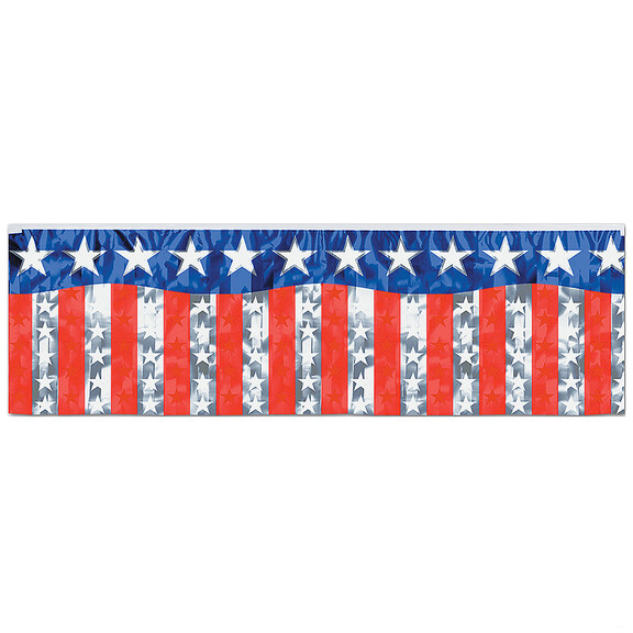 Morris Costumes BG55500 Stars Fringe Banner