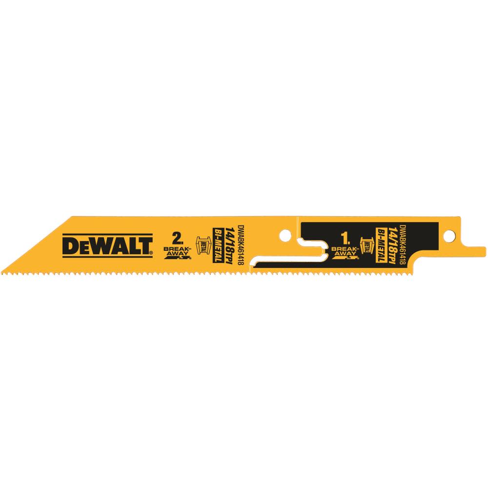 DEWALT BREAKAWAY Recip 6-in 5 pack DWABK461418 from DEWALT