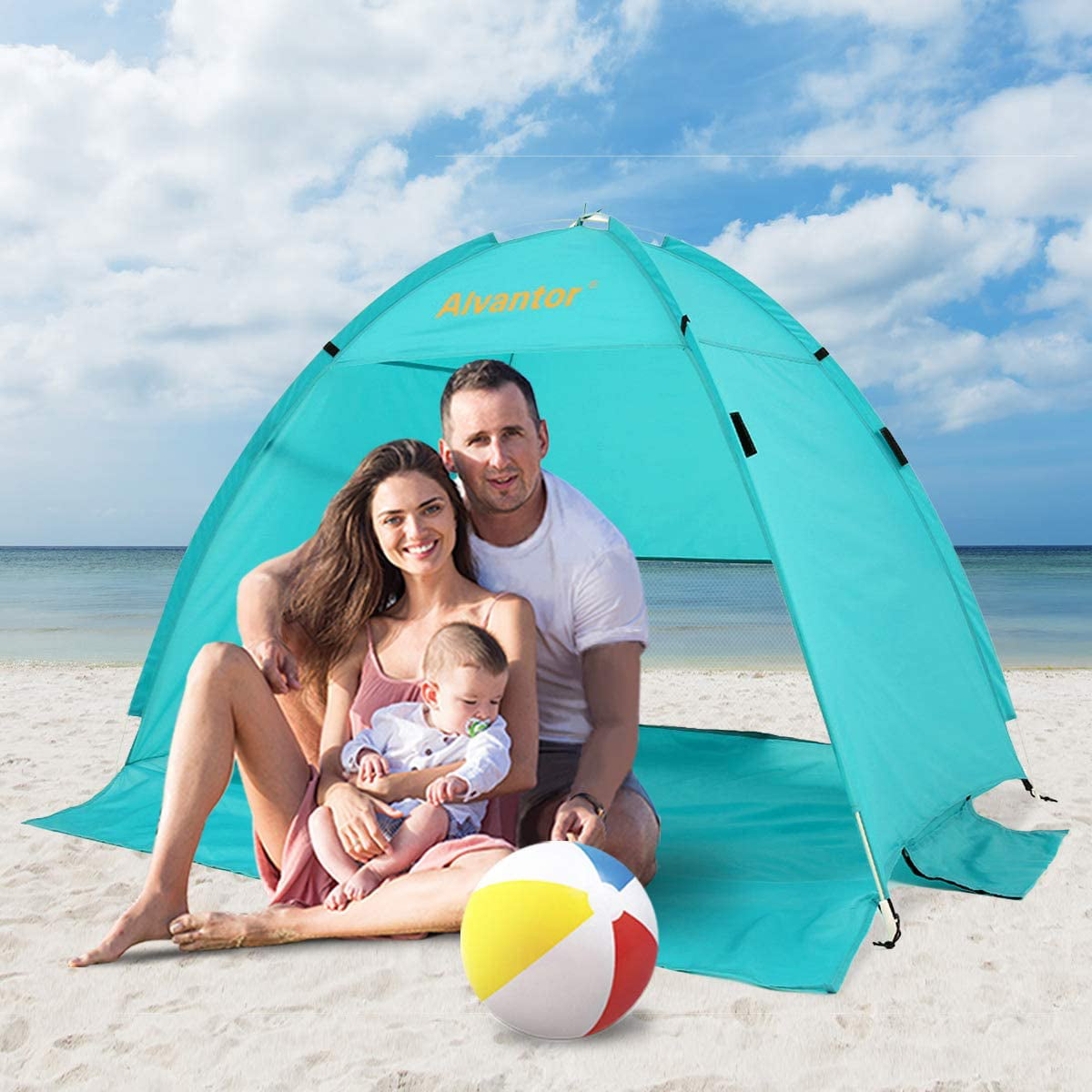 Alvantor Beach Tent Sun Shelter Umbrella Pop Up Portable Canopy