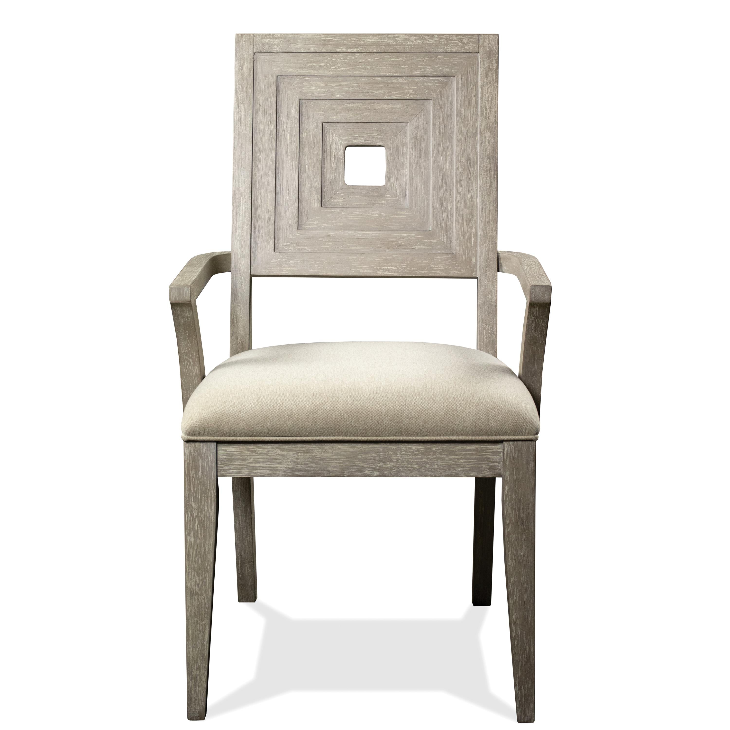 Stepstone Upholstered Wood Back Arm Chair