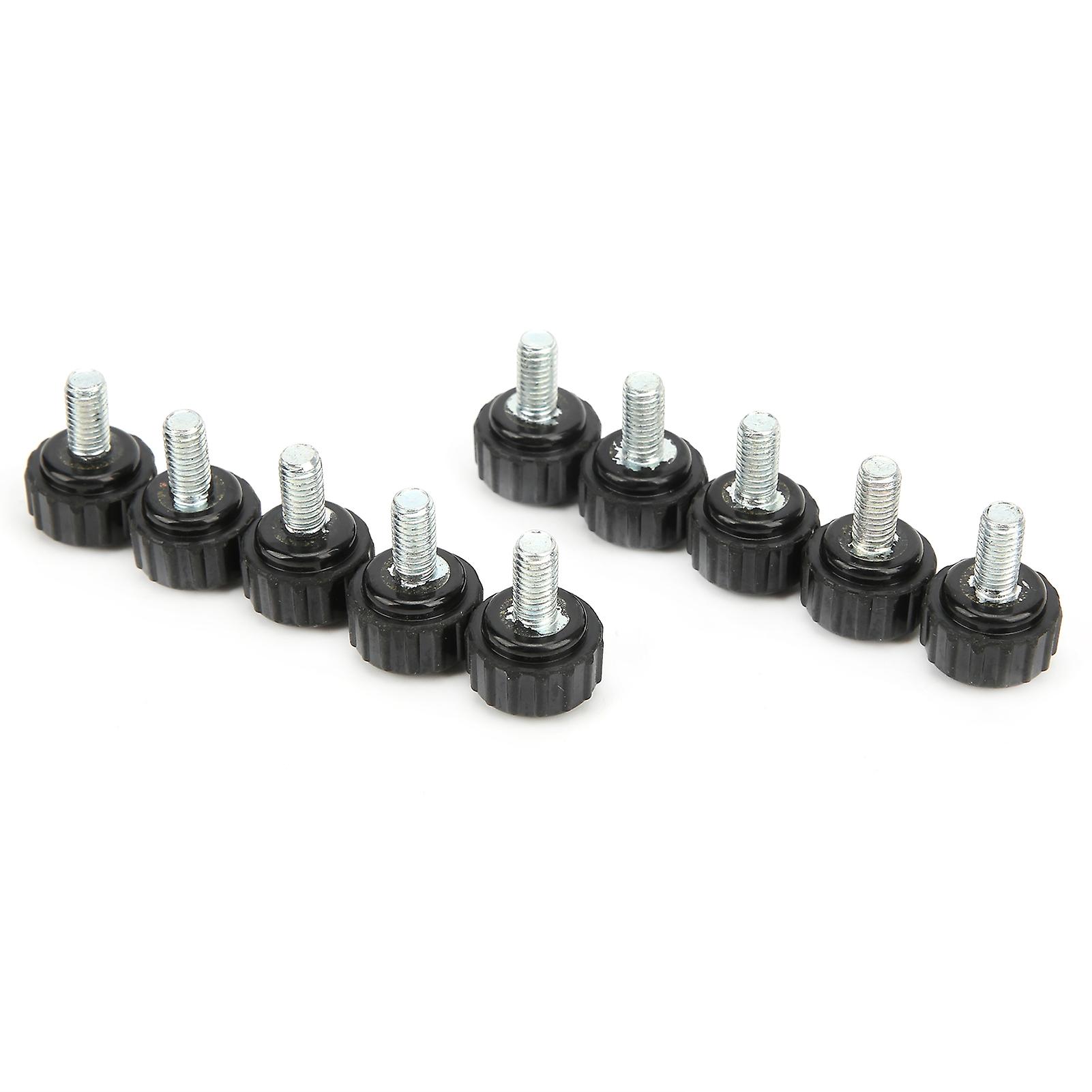 10 Pcs M5 Clamping Screw Knob Straight Thread Black Plastic Screw On Handle Clamping Knob For Mechanical Equipment