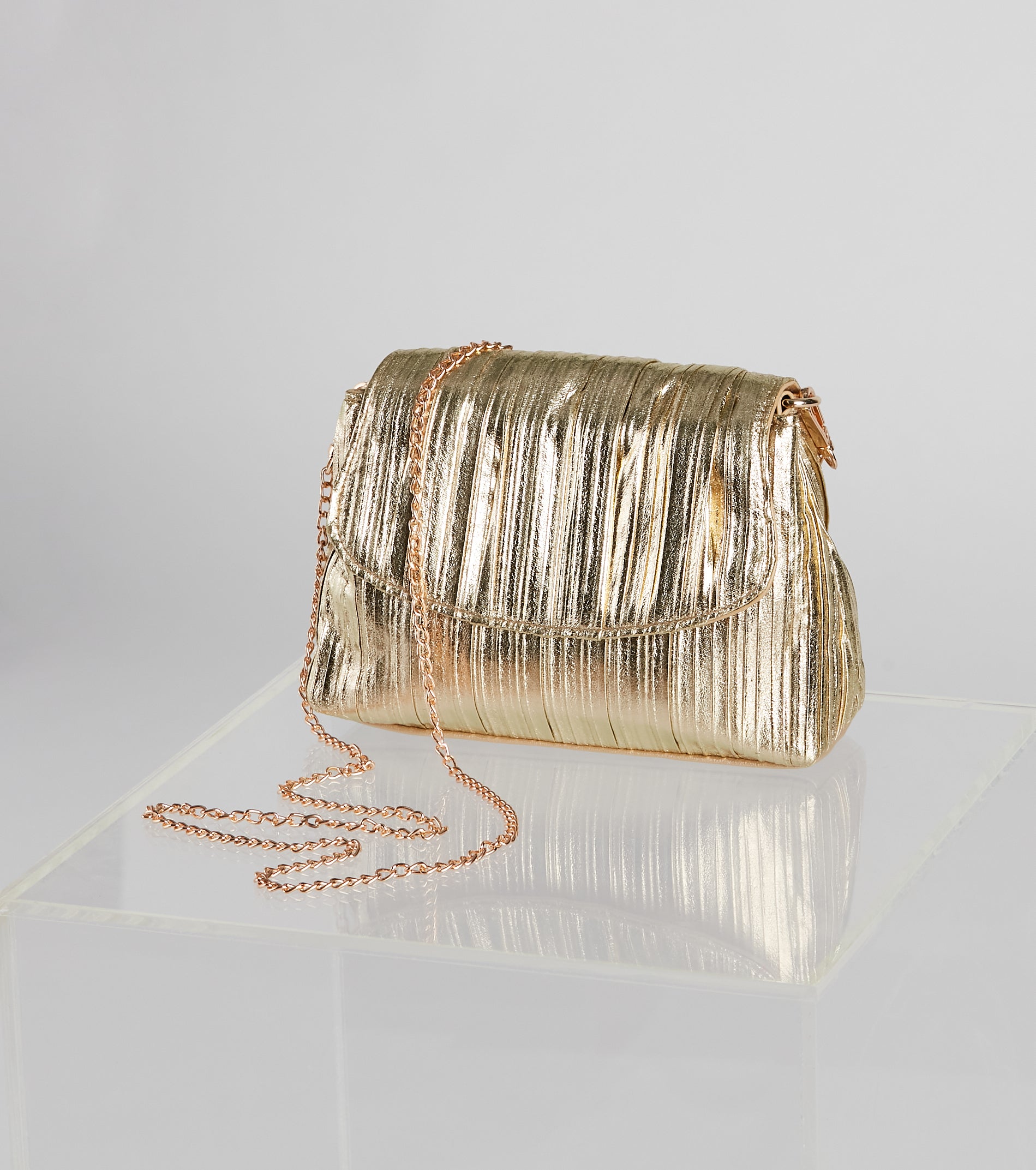 Metallic Glow Foiled Purse