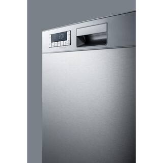 Summit Appliance 24 in. in Stainless Steel Front Control Dishwasher DW2435SS2