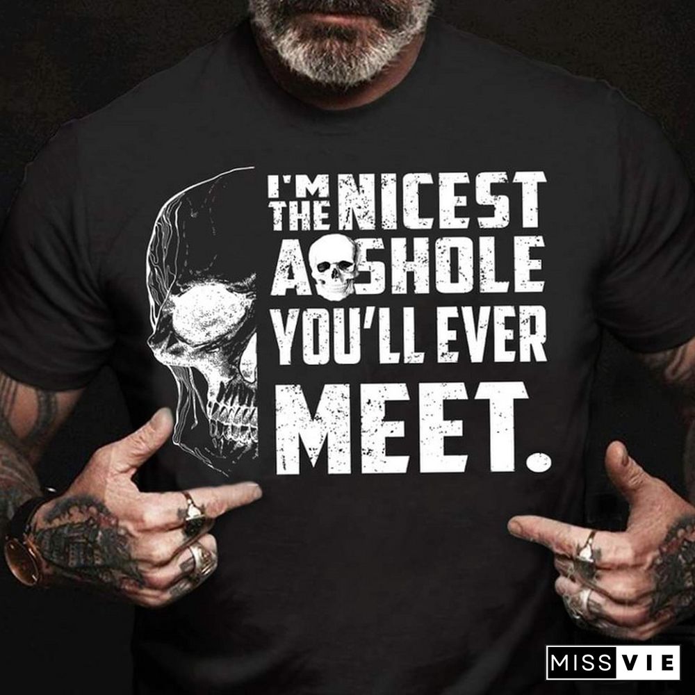 I'M The Nicest Men's Printed T-Shirt