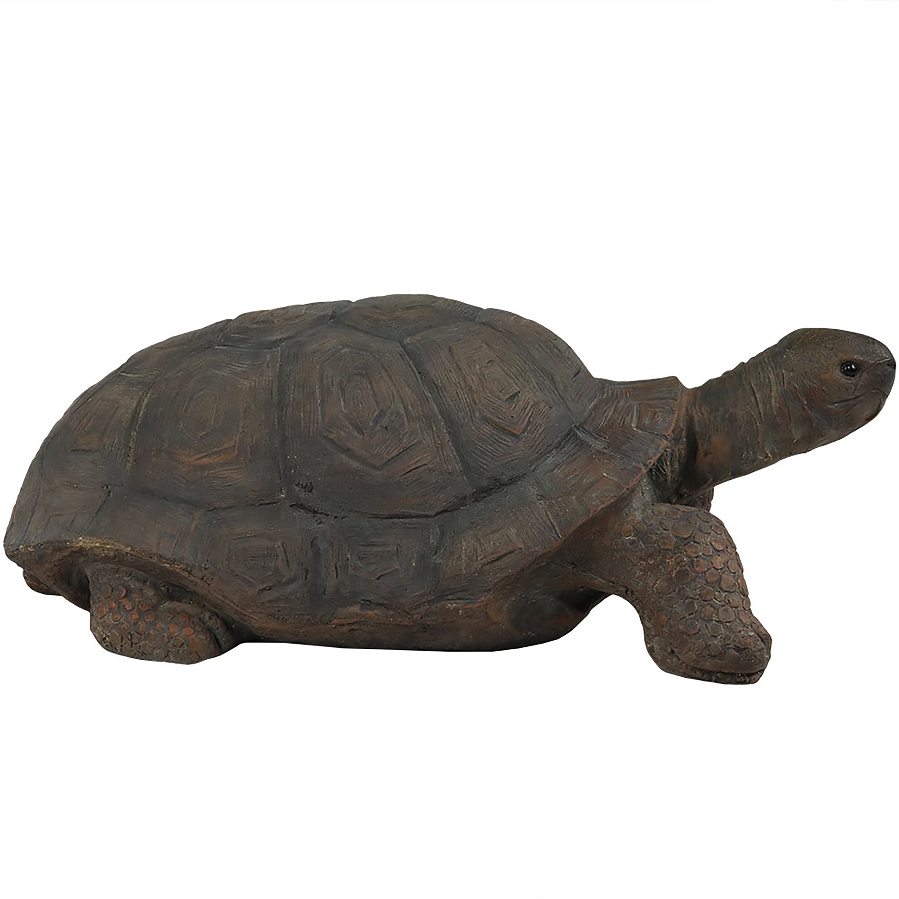 Sunnydaze Indoor/Outdoor Lifelike Large Todd the Tortoise Patio Garden Yard Entryway Decorative Statue - 30"