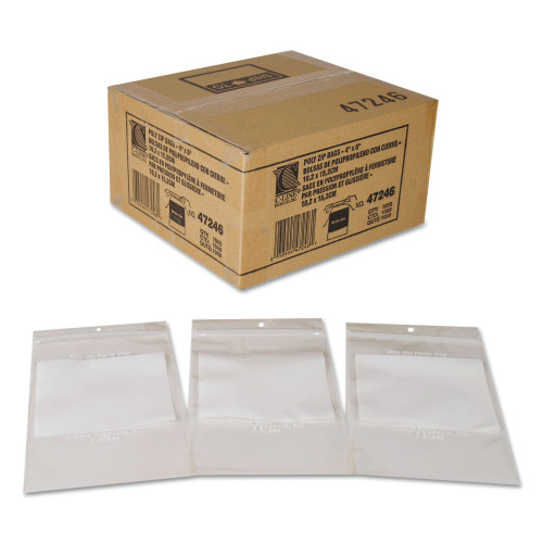 C-Line Write-On Poly Bags， 2 mil， 4