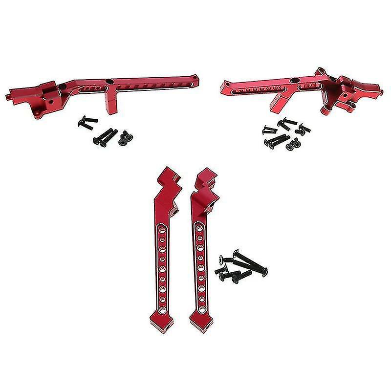 Aluminum Front And Rear Chassis Brace 9520 9521 For 1/8 Sledge Rc Car Upgrades Parts Accessories，1