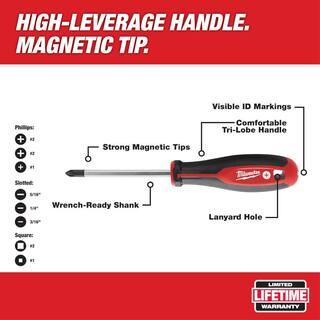 MW 10-Piece Precision Screwdriver Set with 8-Piece Variety Screwdriver Set (18-Piece) 48-22-2612-48-22-2718