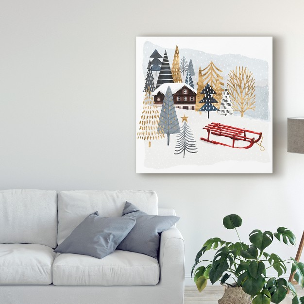 Trademark Fine Art victoria Borges x27 christmas Chalet Ii x27 Canvas Art