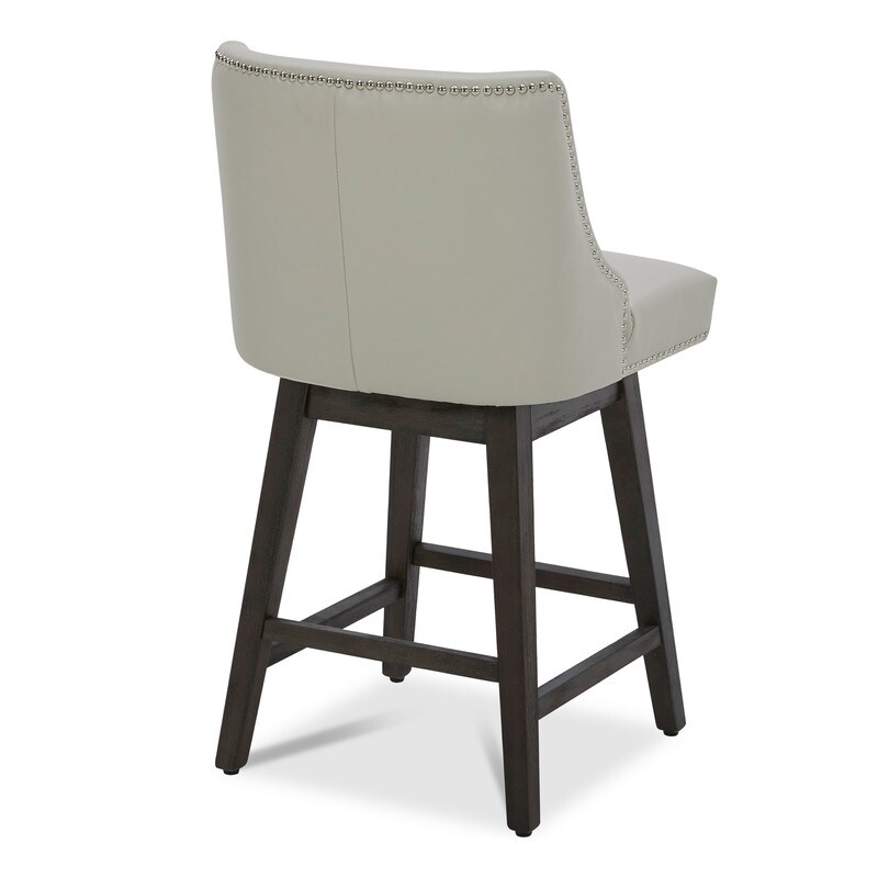 Ellie Upholstered Counter Height Swivel Barstools Single