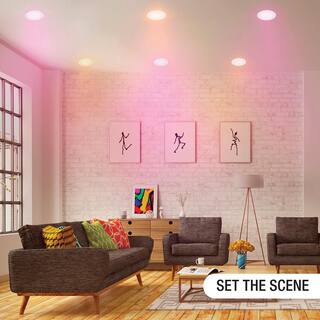 Liteline SPEX Lighting - Smart WIFI Connected by WIZ Specialty Room Controller Wall Switch Dimmer 4 Selectable Scenes Tunable SLWZ-SNC-01