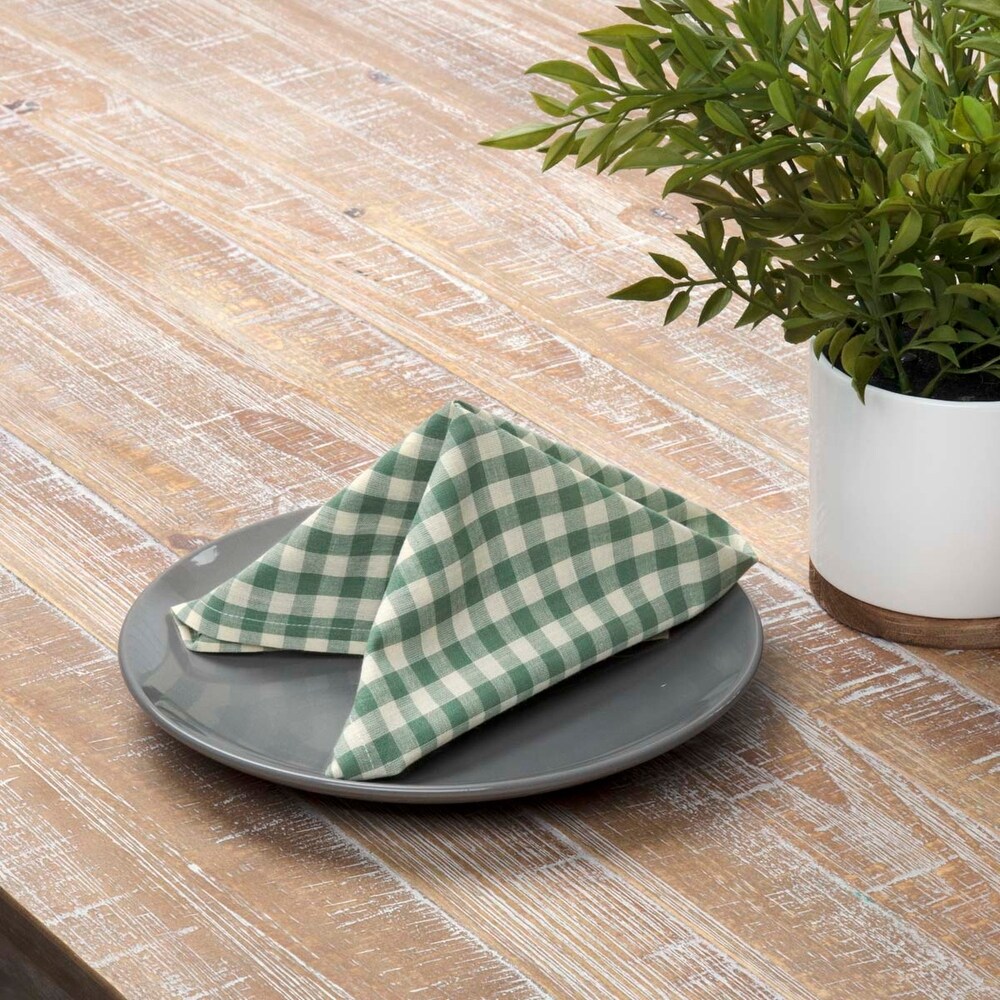 Set of 6 Katie Gingham Check Napkins   Napkin 18x18