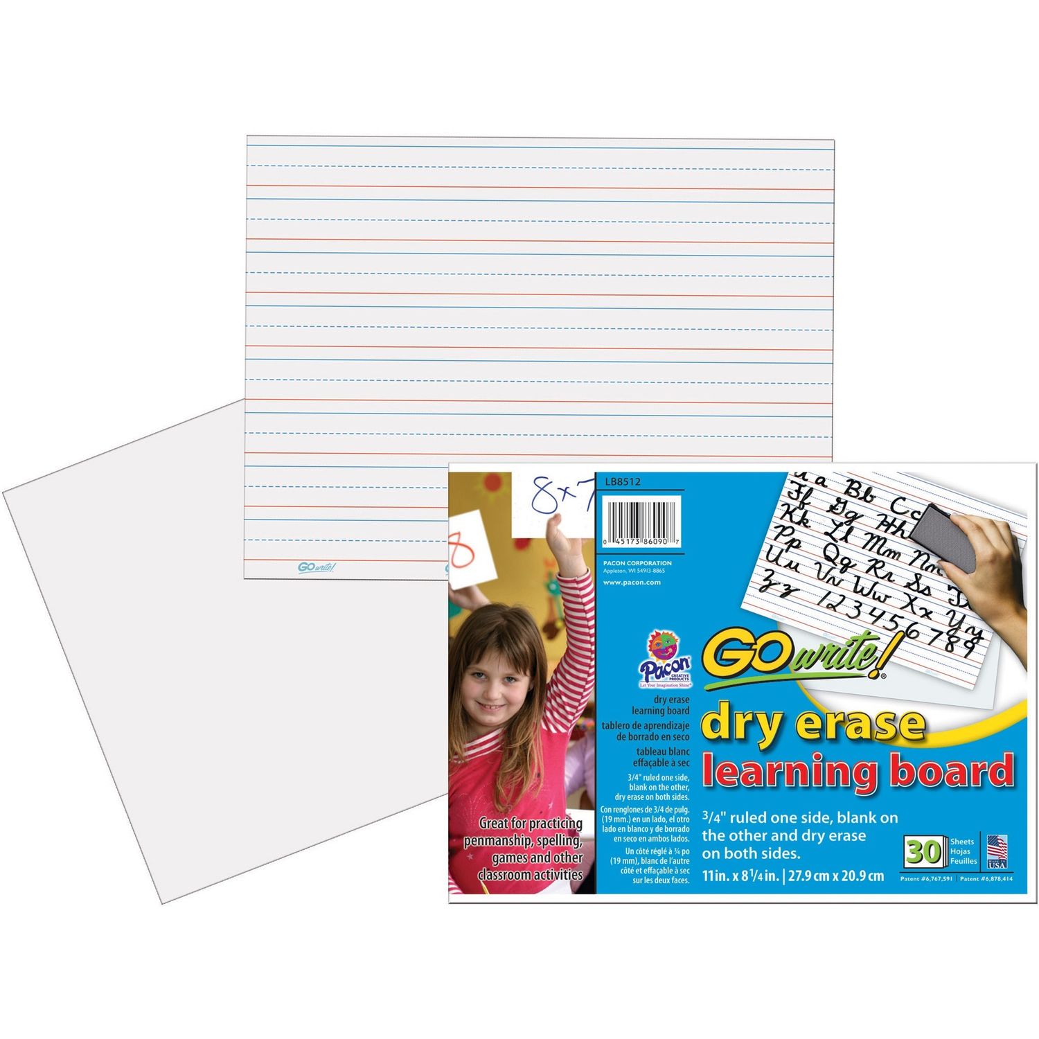 Dry Erase Learning Board by Pacon Corporation PACLB8512