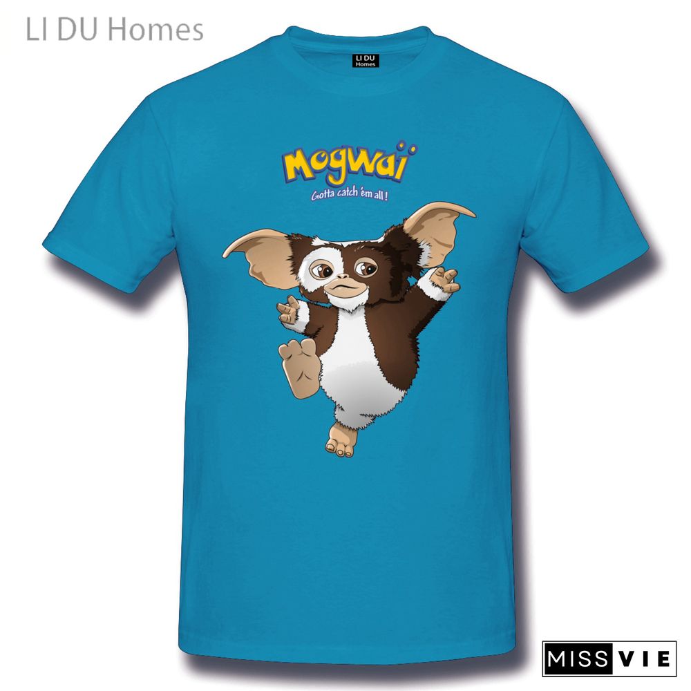 LIDU Retro Gizmo Mogwai Gremlin T Shirts Women Man's T-shirt Cotton Summer Tshirts Short Sleeve Graphics Tee Tops