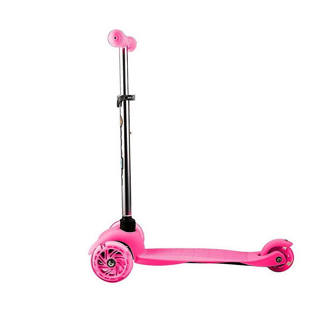 Kids Kick Scooter Stunt Scooters Kids 3-wheel 4 Levels Adjustable Height Scooter With Led Light Up Wheels