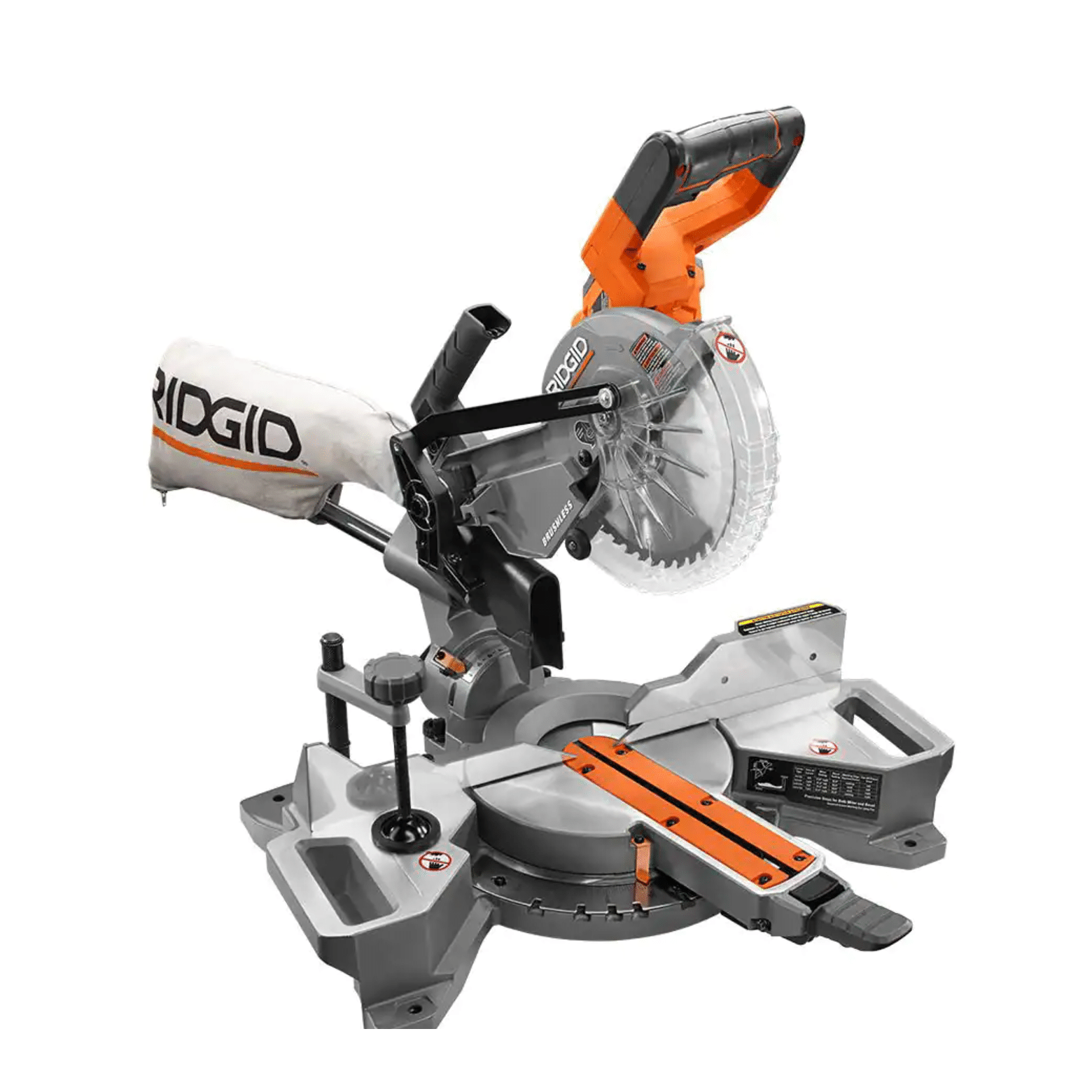 Ridgid 18V Brushless 7-1/4 in. Dual Bevel Sliding Miter Saw， Tool Only (R48607B)