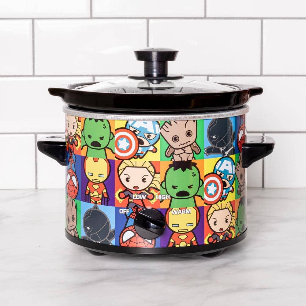 Uncanny Brands 2 qt. Marvel's Avengers Kawaii Multicolor Slow Cooker SC2-MVC-KAW