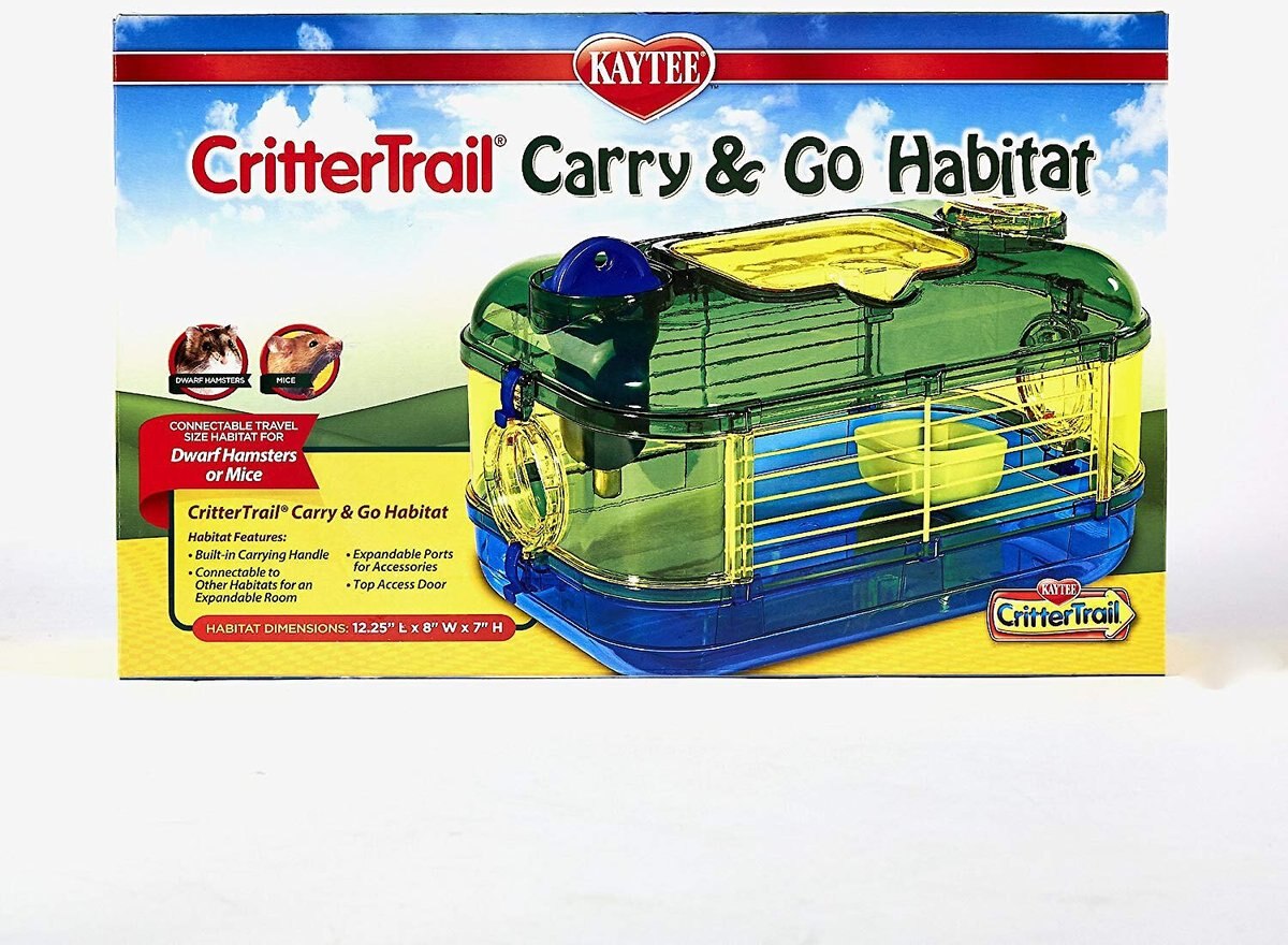 Kaytee CritterTrail Carry and Go Small Animal Travel Habitat