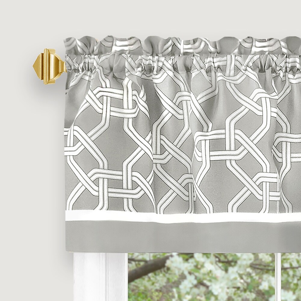 Arlington Curtain Tier and Valance Set   58x24/58x13