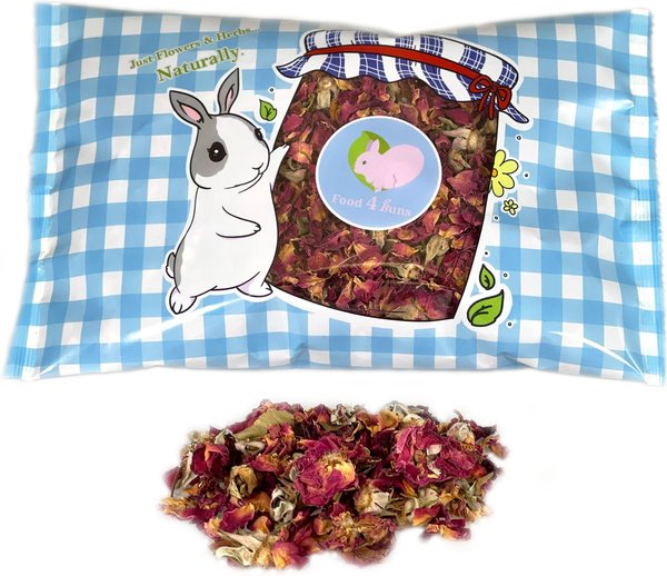 Food4Buns Rosebuds Small Pet Treats， 2-oz bag