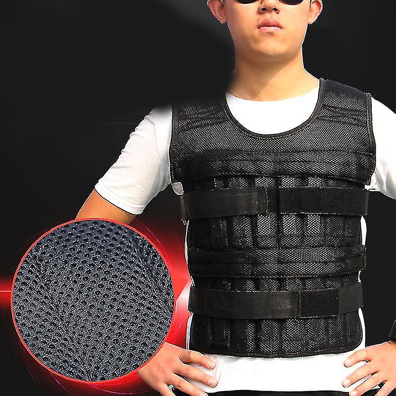 20kg Weighted Vest Adjustable Loading Weight Jacket Exercise Weightloading Vest Boxing Training