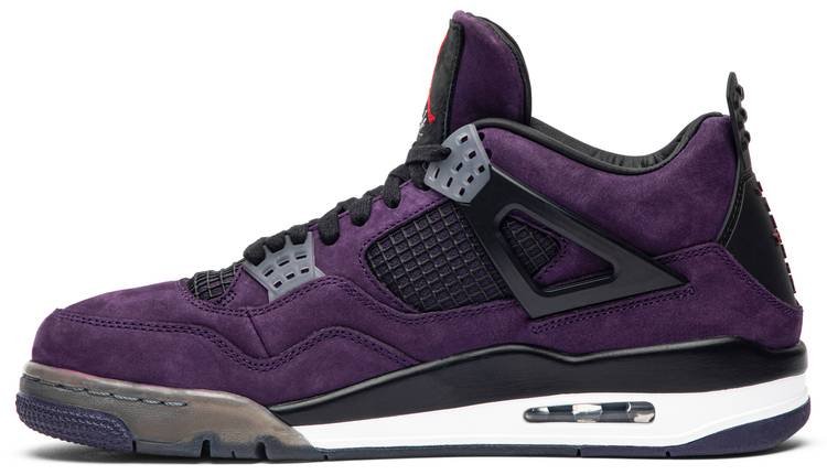 Travis Scott x Air Jordan 4 Retro 'Purple Suede - White Midsole' AJ4-766302