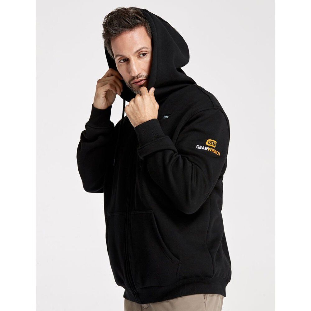 GEARWRENCH Mens Black Heated Full Zip Hoodie Kit XL GUHF-02A-BK06 from GEARWRENCH