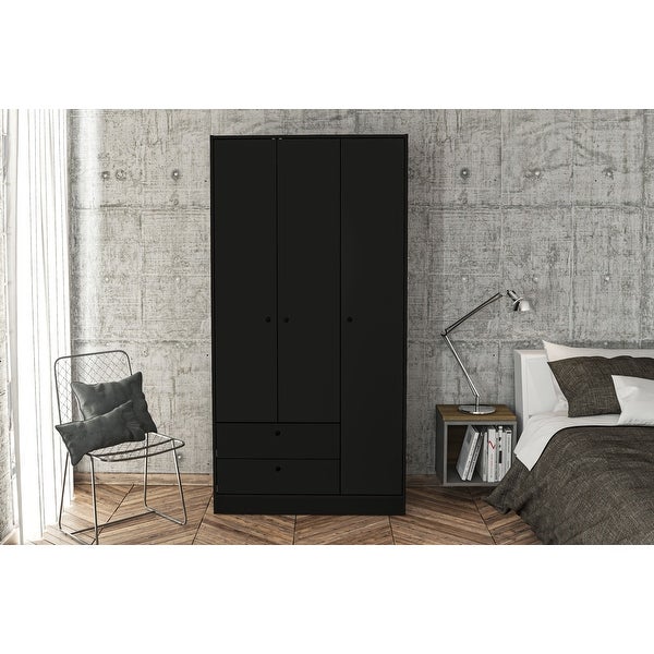 Polifurniture 3 Door / 2 Drawer Denmark Wardrobe - - 31994645