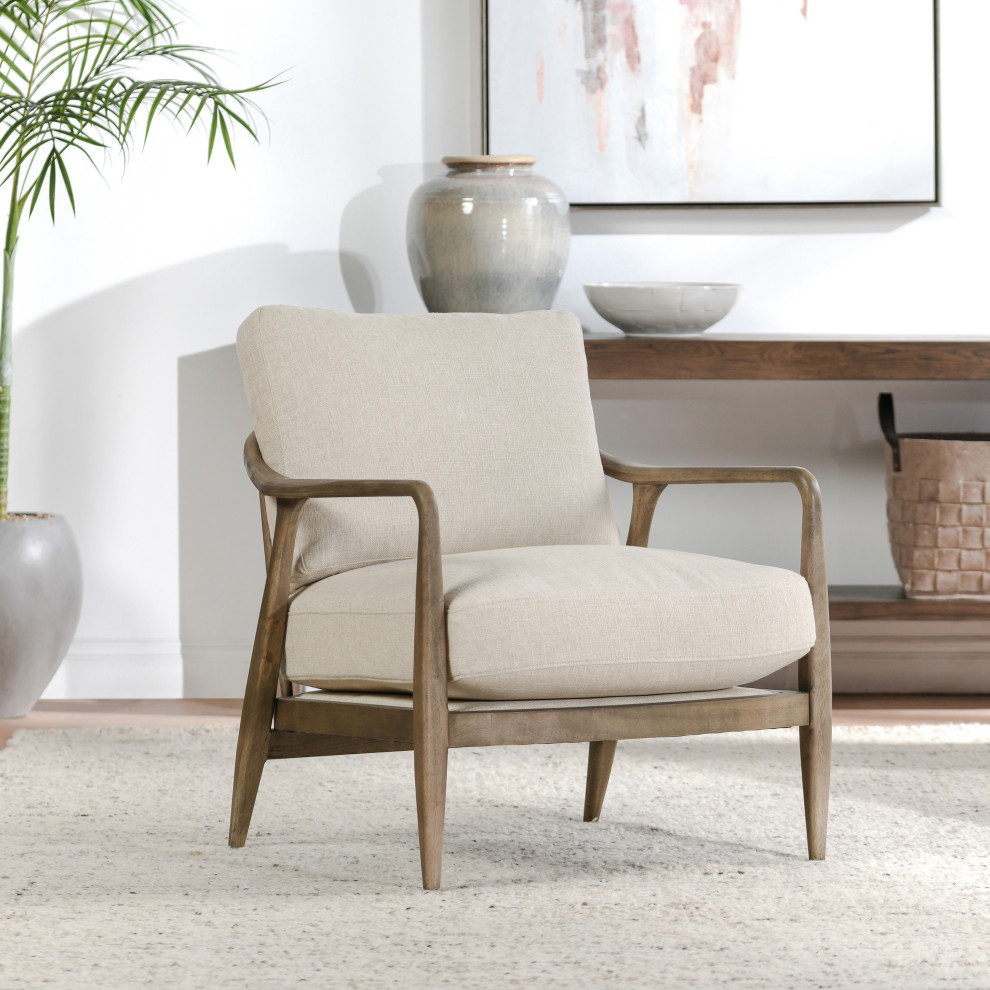 Lennon Accent Chair Natural by Kosas Home   Midcentury   Armchairs And Accent Chairs   by Kosas  Houzz