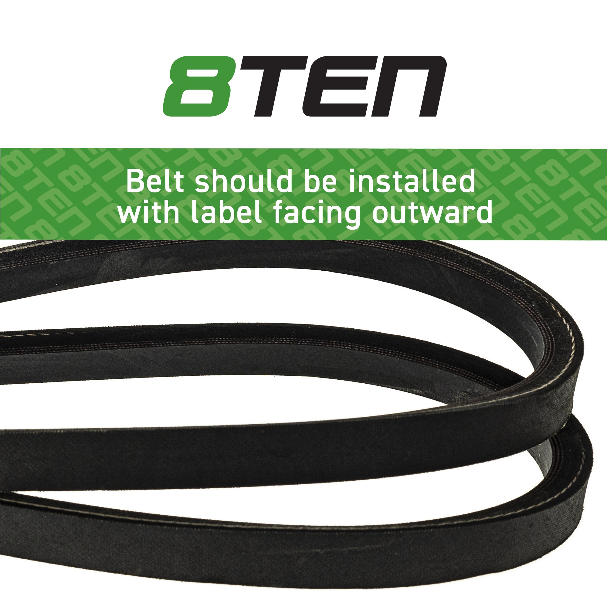 8TEN Raw Edge Drive Belt for Exmark 1-403024 Viking Five Speed 48-inch 810-CBL2752T