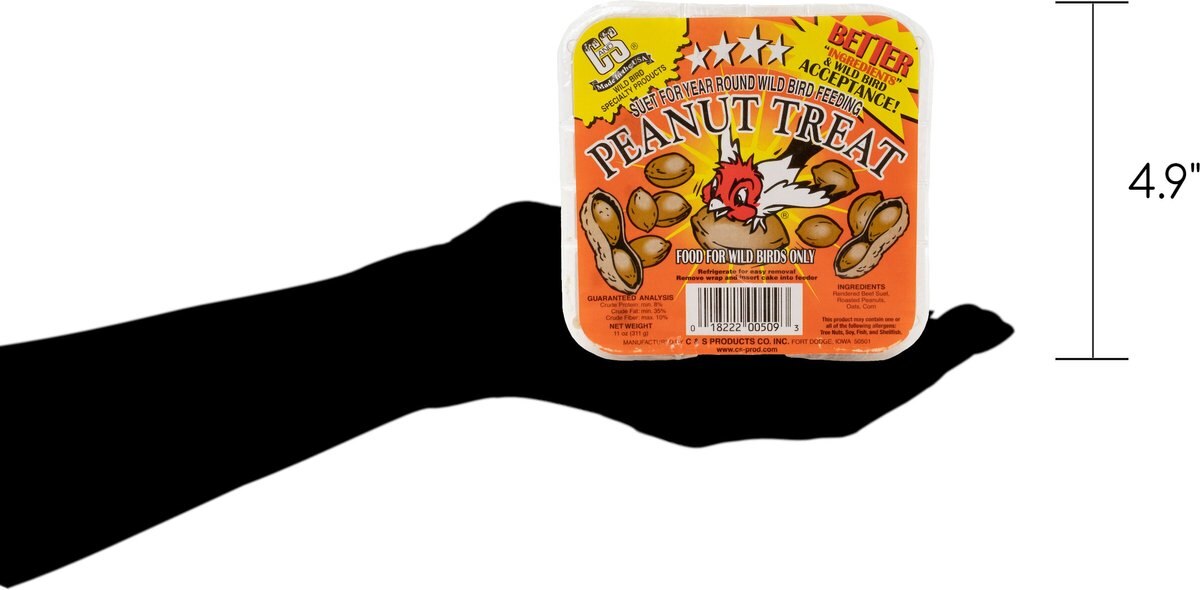 CandS Peanut Treat Suet Wild Bird Food