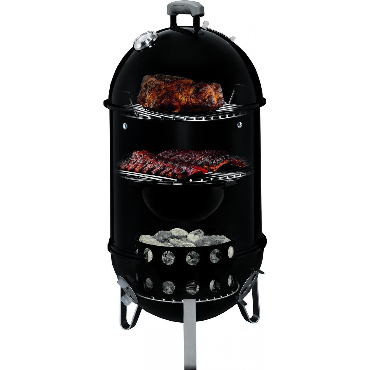 Weber 711001 Smokey Mountain Cooker 14-Inch Charcoal Smoker