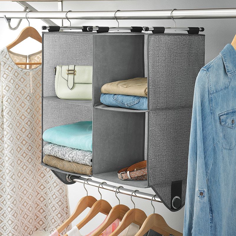 Whitmor 4-Section Hanging Closet Organizer