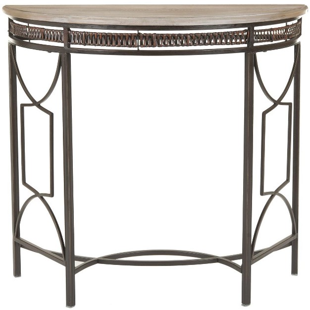 Rosalie Console Table Copper red Maple Safavieh