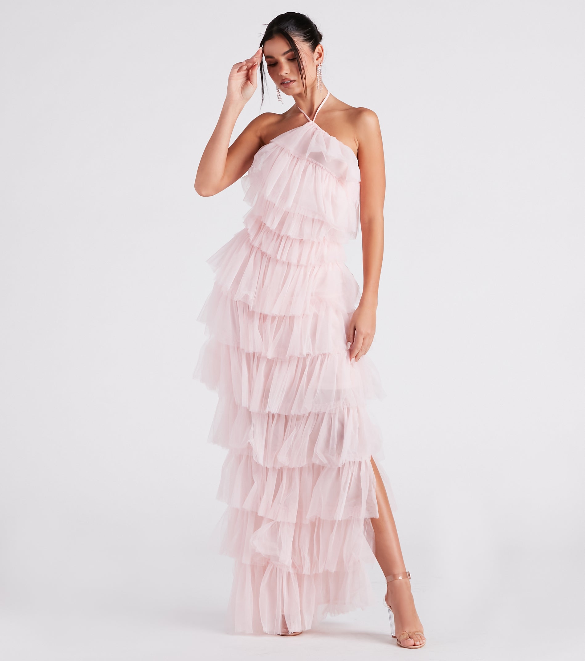 Alexandra Formal Tulle Long Dress