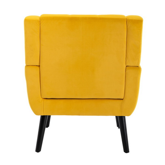 Soft Linen Material Ergonomics Accent Chair Living...