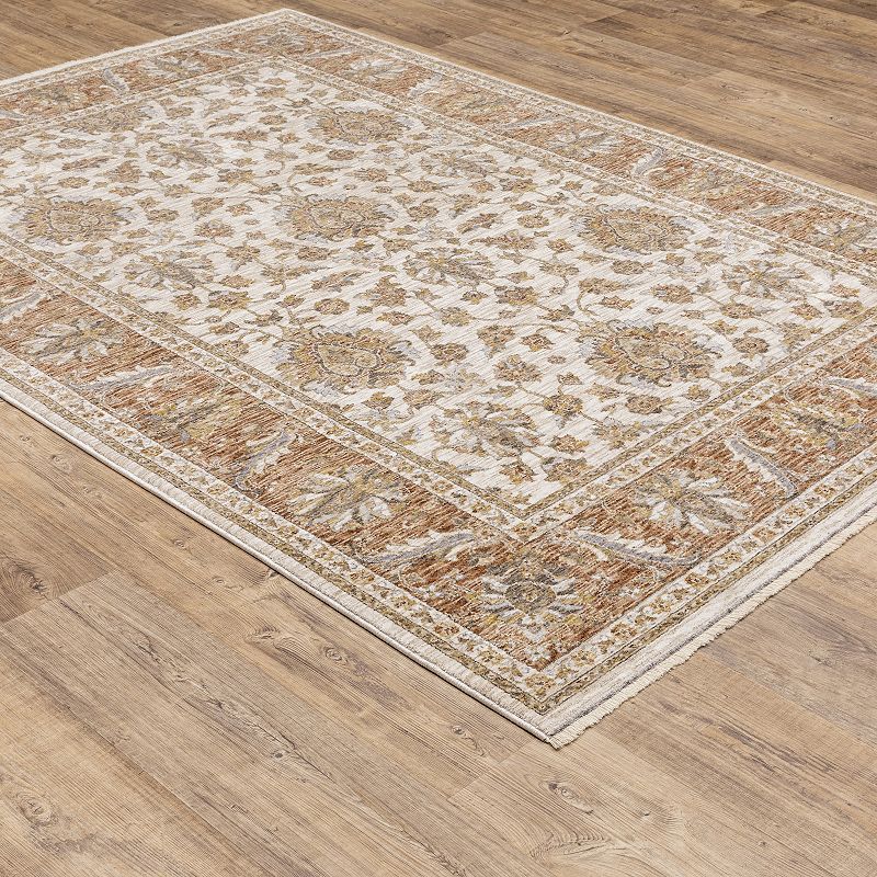 StyleHaven Mascotte Persian Inspired Fringed Area Rug