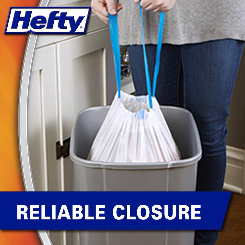 Hefty Ultra Strong 13 Gal. Clean Burst Tall Kitchen Trash Bags (110-Count) 00E8840600AA