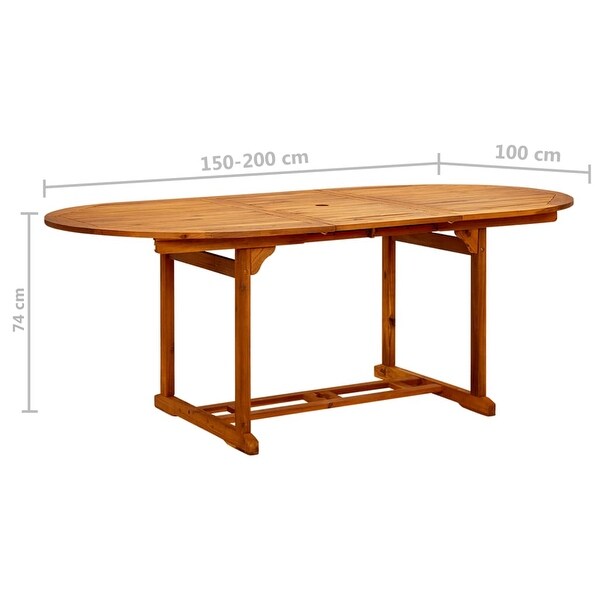 vidaXL Patio Table 78.7