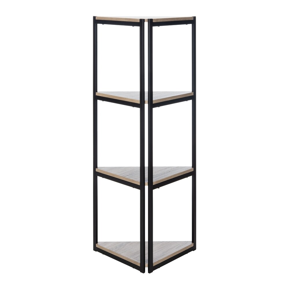 SAFAVIEH Logan 4 Tier Corner Bookshelf   16.5\